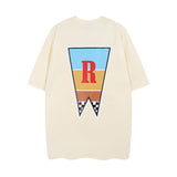 Rhude T Shirt Junior Letter Arrow R Label Short Sleeve T-Shirt