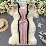 Women Dresses Simple Fashion Stretch Dress
