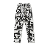 Bathing Ape Pants Shark Loose Casual Pants