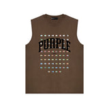 Purple Brand Tank T Shirts Sleeveless T-shirt Vest
