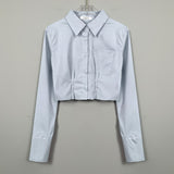 Women Sun Protection Shirt Short Slim Fit Shirt