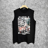 Purple Brand Tank T Shirts Sleeveless T-shirt Vest