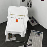 Mens T-shirts CPFM X McDonalds X Caci Jack Short Sleeves