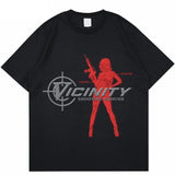 Street Unisex T-shirt Y2k Street Hip Hop Tee