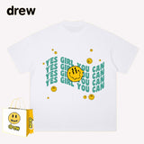 Drew T Shirts Printed Short Sleeve Loose round Neck