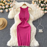 Women Dresses Temperament Leisure Knitted Dress