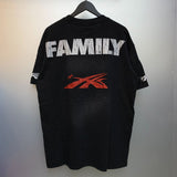 Hellstar T Shirt Family Letter Print Short Sleeve T-Shirt Summer