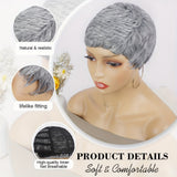 Women's Wigs Extra Short Rose Net Synthetic Wig