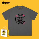 Drew T Shirts Short Sleeve Printed round Neck