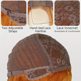 Women'S Wigs  Highlighted Long Curly Lace Front Wig