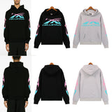 Hellstar Hoodie gradual change color print hoodie fall loose sweater