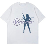 Street Unisex T-shirt Y2k Street Hip Hop Tee