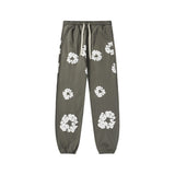 Denim Tears Hoodie Kapok Foam Hooded Sweater Trousers Sports Suit