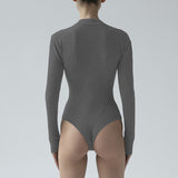 Women Jumpsuit Long Sleeve Comfortable Stretch Jumpsuit (Zj0415)