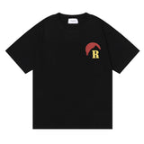 Rhude T Shirt Sunset Design Sense Printed Short Sleeve T-Shirt