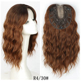 Women's Wigs Hollow Mesh Water Ripple Replacement Wig