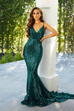 Women Party Dress Sequined Temperament Banquet Evening Gown (Ss0416)