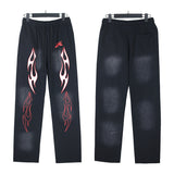 Hellstar JacketsHellstar Hoodie & Pants Wash Old Vintage Men's and Women's Loose Casual Sweater Sweatpants