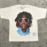 Street Unisex T-shirt Portrait Y2k Gothic Hip Hop