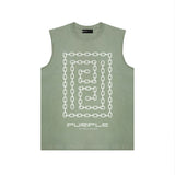 Purple Brand Tank T Shirts Sleeveless T-shirt Vest