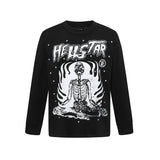 Hellstar long-sleeve T-shirt graffiti portrait print loose version casual long sleeve