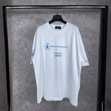 Men T-shirts Summer Paris World Food Programme Charity Short Sleeve Loose Crew Neck T-Shirt