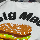 Men T-shirts CPFM X McDonalds X Cacus Jack McDonald's joint hamburger foam short-sleeved T-shirt