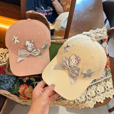 Y2k hot girl hat heavy industry angel bows baseball cap