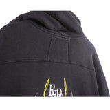 Rhude Hoodie Letter Design Washed Retro Hooded Sweater