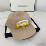 Rhude Hat Letter Embroidered Old Baseball Cap