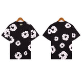 Denim Tears T Shirts Kapok Puff Print Short Sleeve T-shirt