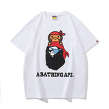 Bathing Ape T Shirt Summer, Ape Pirate Letter Print, Short Sleeve T-Shirt