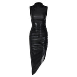 Women Dresses Experience luxurious elegance with our refined women's leather dresses
