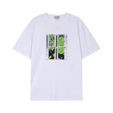 C.e t shirts abstract pattern printing short sleeve men and women
