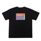 C.e t shirts creative earth pattern round neck pullover short sleeve men and women