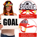 Themed Party Supplies Germany Euro Cup Fan Glasses - Football Theme 24-Team Supporter Prop