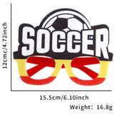 Themed Party Supplies Germany Euro Cup Fan Glasses - Football Theme 24-Team Supporter Prop
