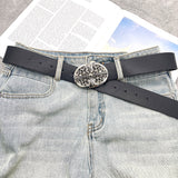 Chh Chrome Heart Belt Cross Leather Casual Versatile
