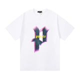 Purple Brand T Shirts Purple Micro Label Letter Pattern Printed Short Sleeve T-Shirt