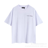 Purple Brand T ShirtsPurple Micro Label Letter Pattern Printed Short Sleeve T-Shirt