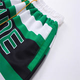 Rhude Shorts Alphabet Striped Casual Shorts Beach Shorts