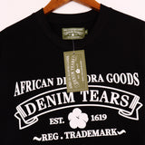 Denim Tears T Shirt Shorts Short Sleeve T-shirt Men and Women Sports Shorts Suit(Options need to be purchased separately)