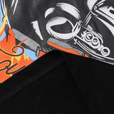 Hellstar T Shirt Helmet Flash Print Short Sleeve T-Shirt
