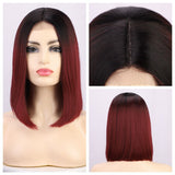 Women'S Wigs Short Bob Lace Front Synthetic Wig