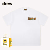 Drew T Shirts Short Sleeve Letter Cotton T-shirt Loose