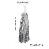 Themed Party Supplies  Cheerleading Pom-Poms – Fine Silk Weave, Dense Design for Cheer Performances & Sports Events