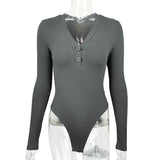 Women Jumpsuit Long Sleeve Comfortable Stretch Jumpsuit (Zj0415)