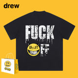 Drew T Shirts Smiley T-shirt Printed Short Sleeve