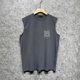 Purple Brand Tank T Shirts Sleeveless T-shirt Vest