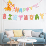 Themed Party Supplies Mermaid Theme Birthday Banner – Ocean Party Garland Decoration